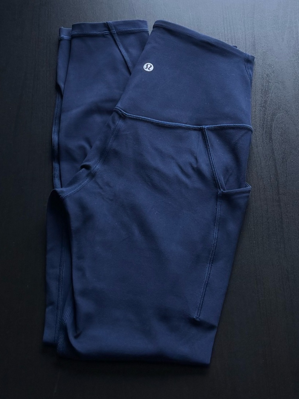 Lululemon Align High Rise Pant W/ Pockets in True Navy 25”